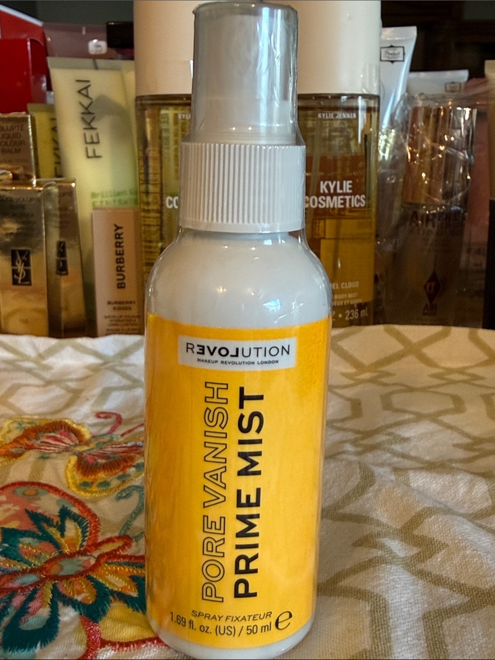 Revolution Pore Vanish Prime Mist — Bright Yellow Bottle
